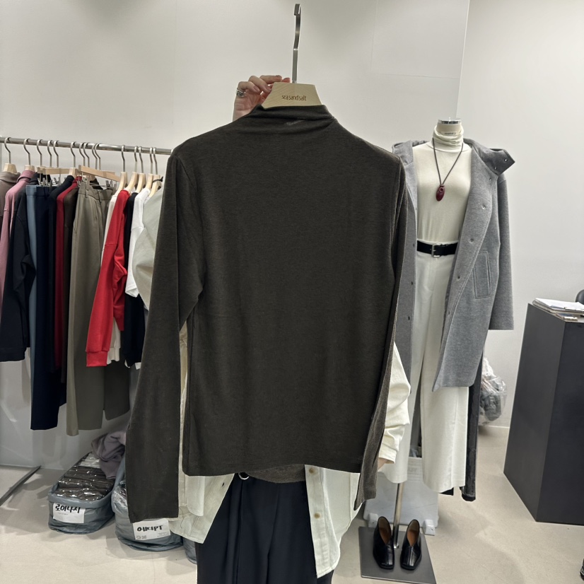 sea sand salt直郵韓國代購女裝新品職業熱賣真品長袖T恤EYEL長袖T恤圖色5