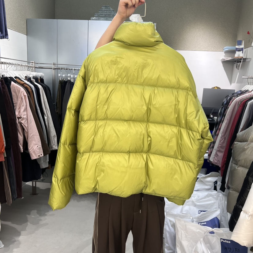 PULSE-男裝韓國直郵東大門實拍女裝新品職業短款羽絨服填充鴨絨PULSE短款羽絨服