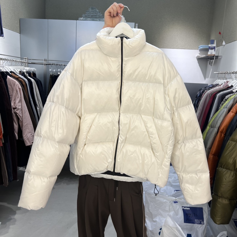 PULSE-男裝韓國直郵東大門實拍女裝新品職業短款羽絨服填充鴨絨PULSE短款羽絨服圖色2