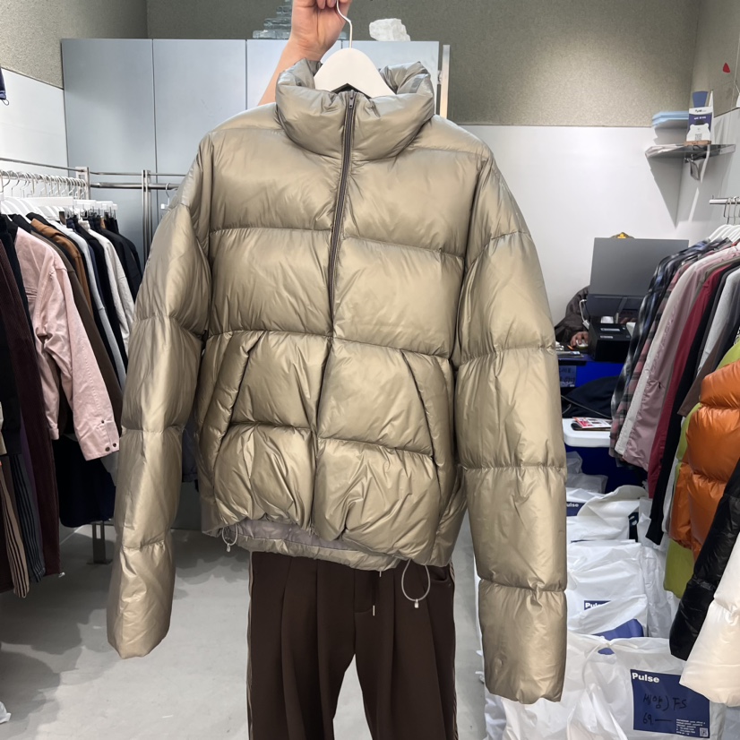 PULSE-男裝韓國直郵東大門實拍女裝新品職業短款羽絨服填充鴨絨PULSE短款羽絨服圖色5