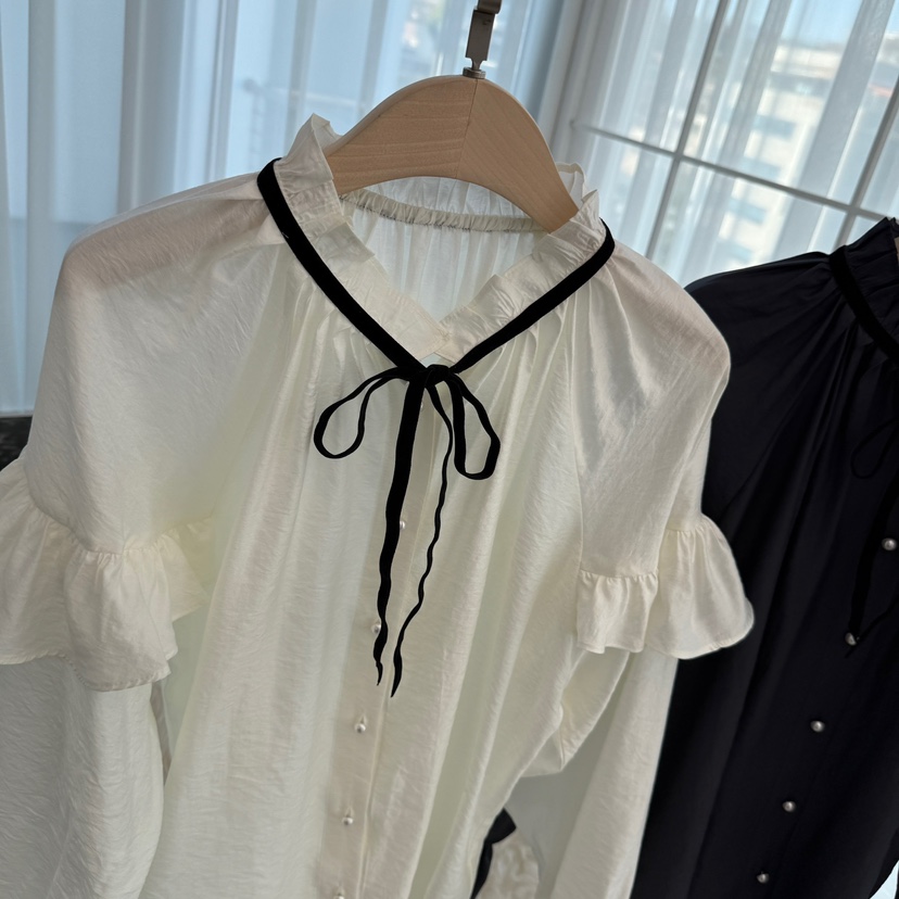 VICTORIA QUEEN直郵韓國代購女裝新品推薦24秋冬襯衫蕾絲衫VICTORIA QUEEN襯衫/蕾絲衫