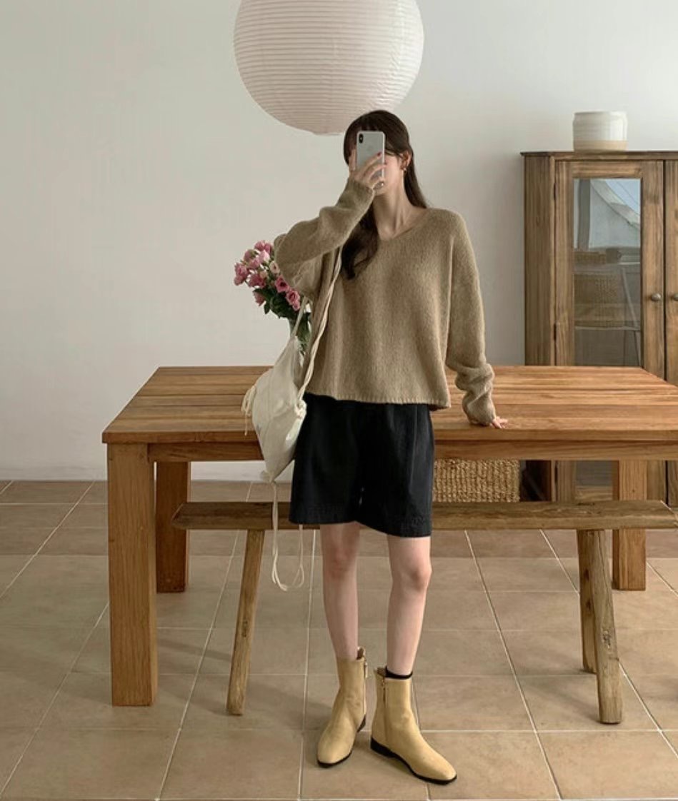 T.BLOSSOM韓國直郵東大門代購女裝新款熱賣休閑推薦針織衫T.BLOSSOM針織衫