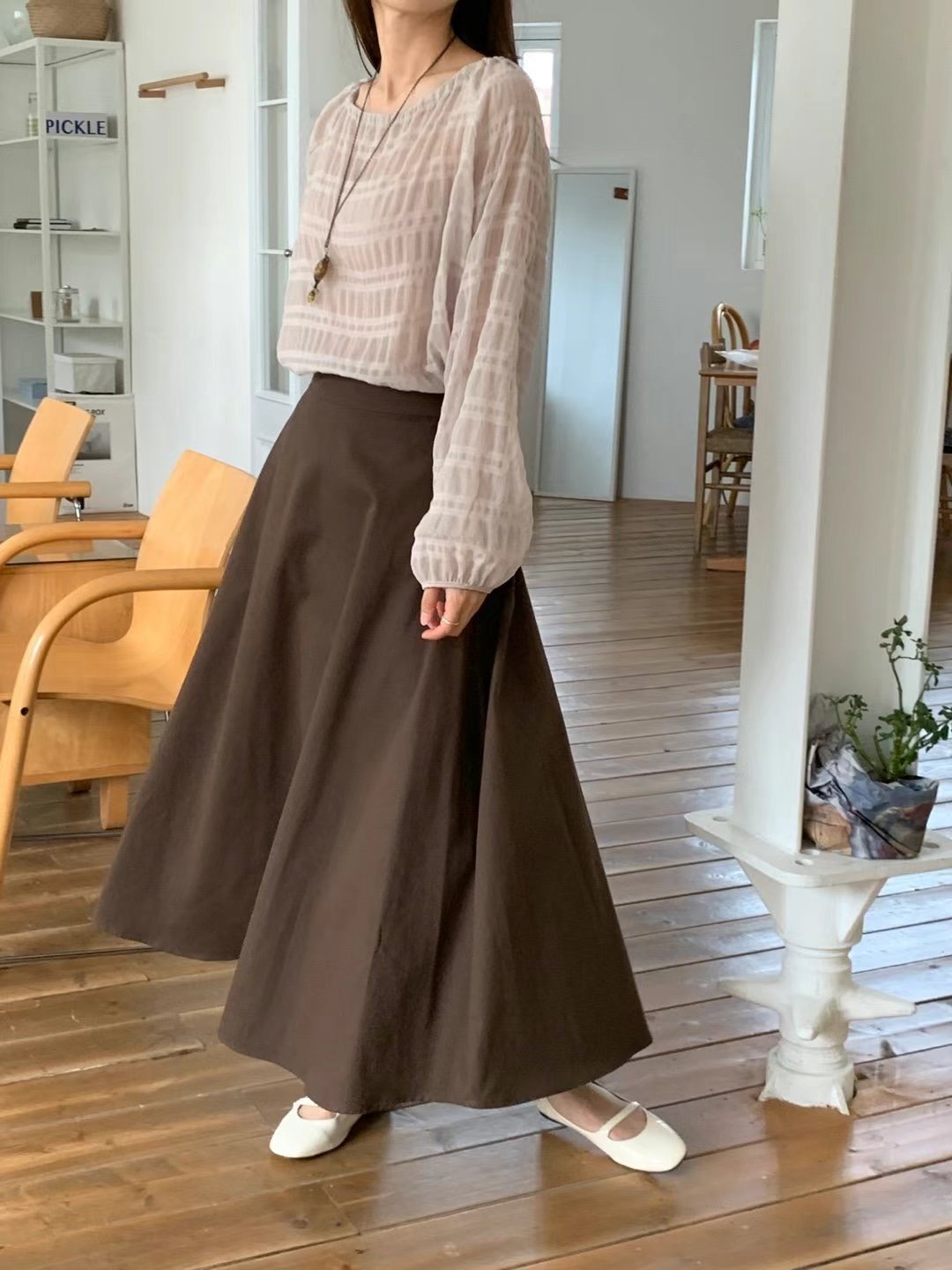 T.BLOSSOM韓國直郵東大門代購女裝新品推薦人氣時尚24秋冬長裙T.BLOSSOM長裙