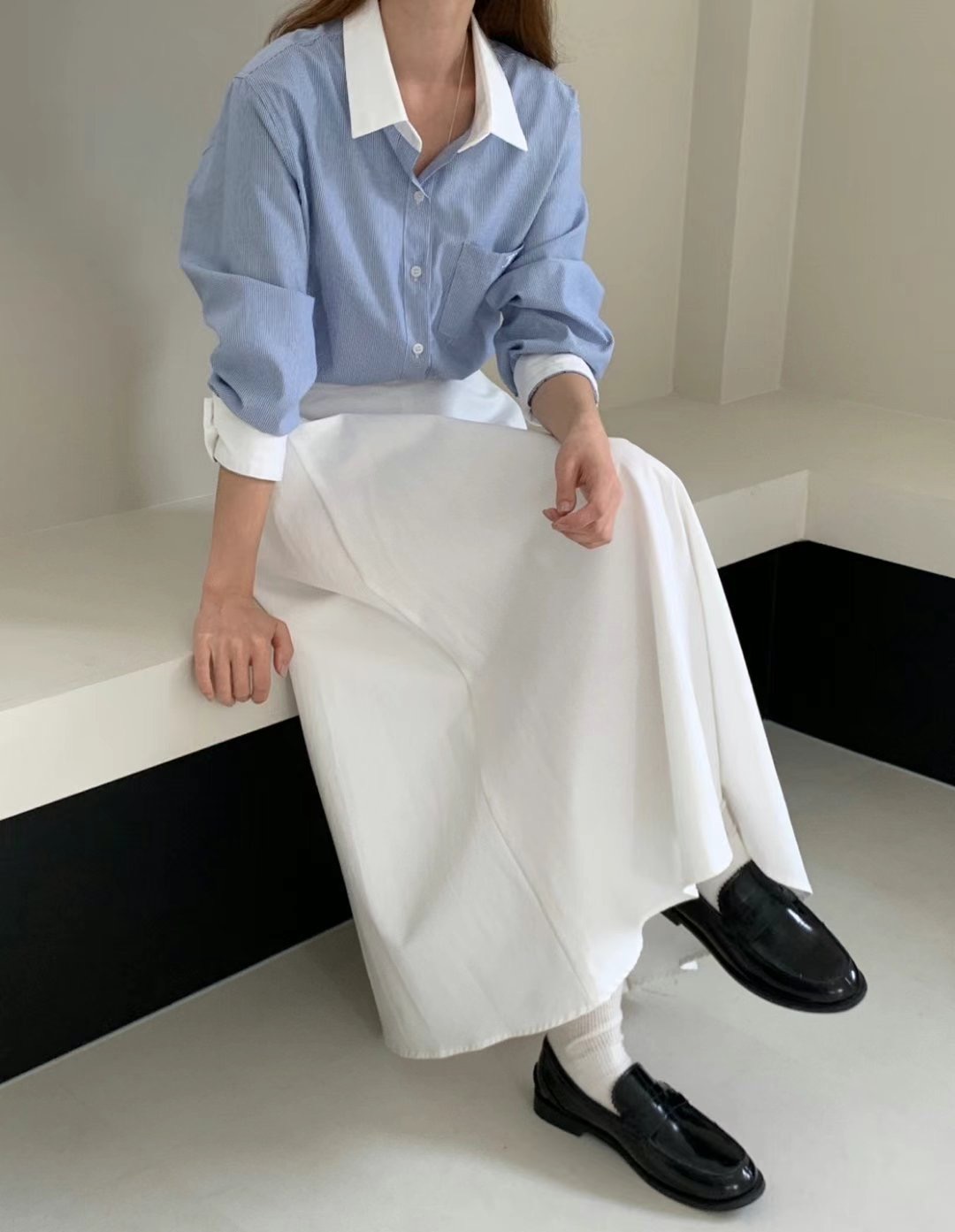 T.BLOSSOM韓國直郵東大門代購女裝新品推薦人氣時尚24秋冬長裙T.BLOSSOM長裙