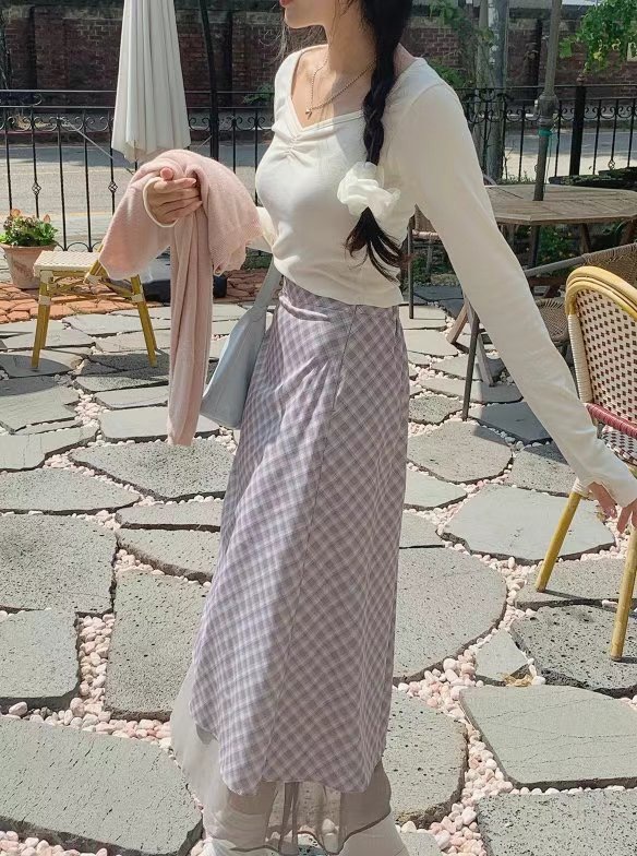 T.BLOSSOM韓國直郵女裝新款真品熱賣職業24秋冬推薦長裙T.BLOSSOM長裙