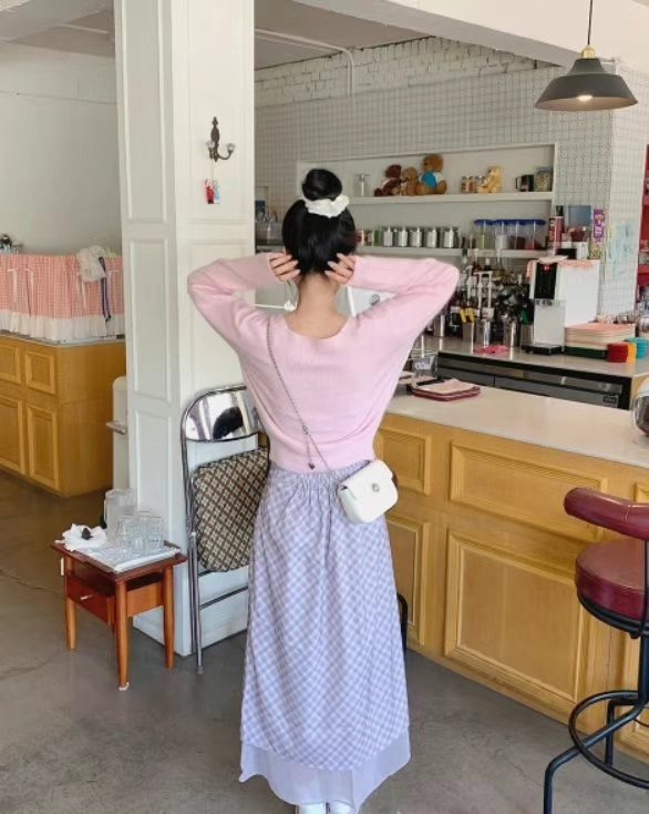 T.BLOSSOM韓國直郵女裝新款真品熱賣職業24秋冬推薦長裙T.BLOSSOM長裙