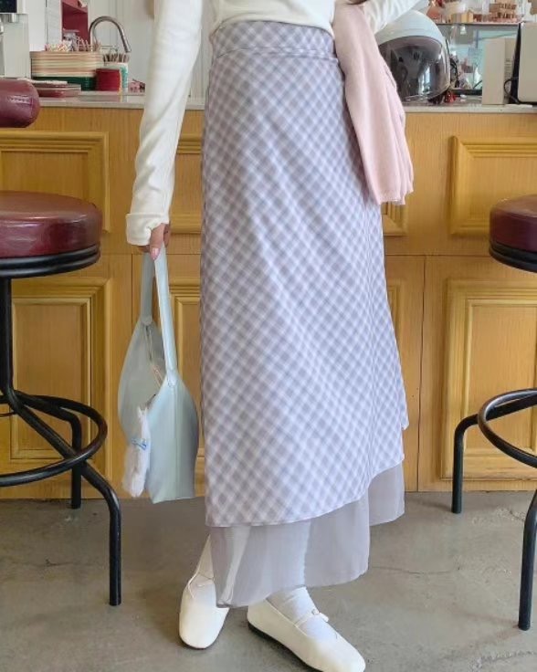 T.BLOSSOM韓國直郵女裝新款真品熱賣職業24秋冬推薦長裙T.BLOSSOM長裙圖色1