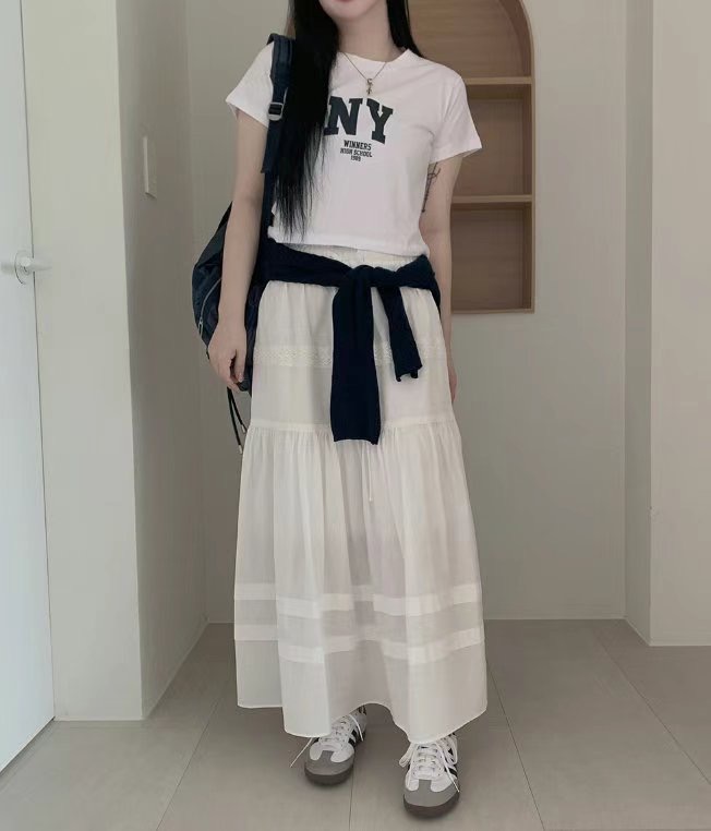 T.BLOSSOM韓國直郵東大門實拍女裝新品推薦真品人氣長裙蕾絲T.BLOSSOM長裙