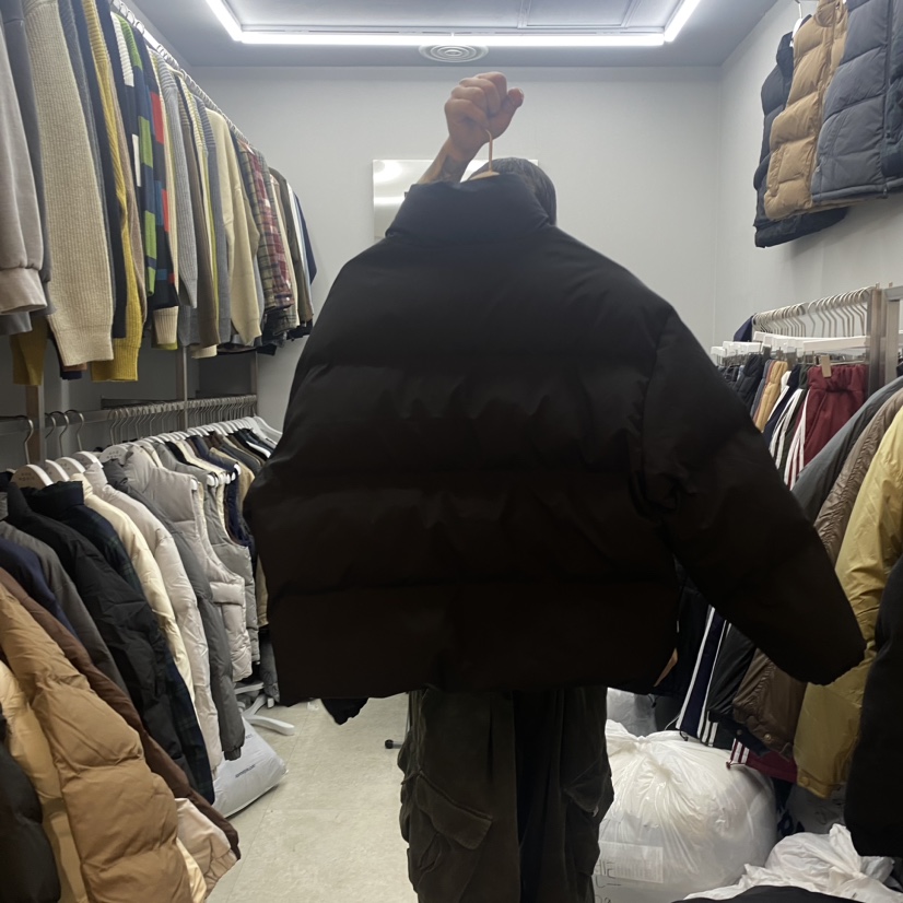 THE MOOD-男裝直郵韓國代購女裝新品休閑短款棉服保暖填充THE MOOD短款棉服