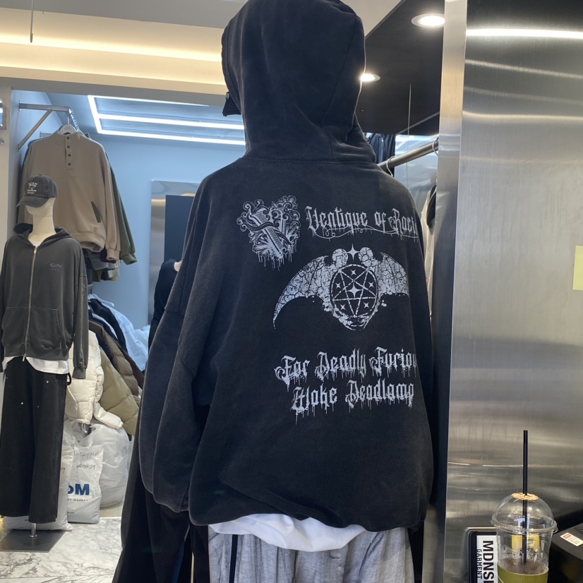 VENTIQUE韓國直郵東大門代購女裝新品人氣休閑熱賣衛衣連帽VENTIQUE-男裝衛衣