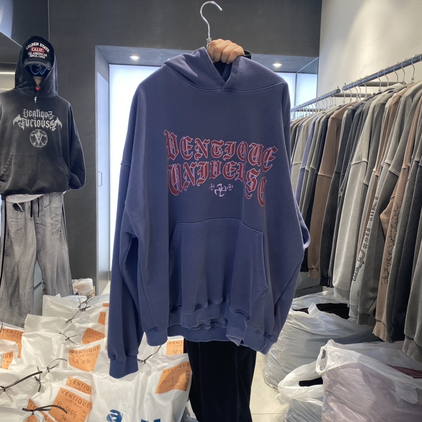 VENTIQUE韓國直郵女裝新款人氣推薦真品時尚熱賣休閑衛衣連帽VENTIQUE-男裝衛衣圖色2