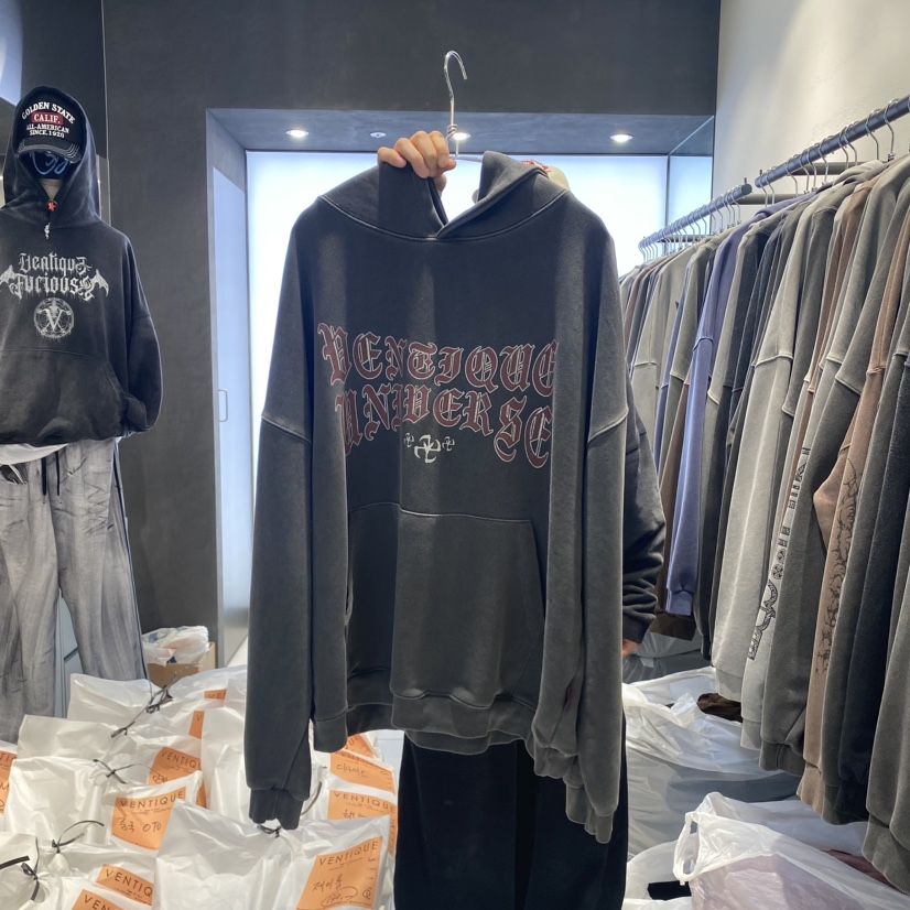 VENTIQUE韓國直郵女裝新款人氣推薦真品時尚熱賣休閑衛衣連帽VENTIQUE-男裝衛衣圖色3