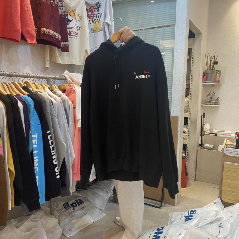 BARON-A韓國直郵東大門代購女裝新品休閑職業熱賣衛衣連帽BARON-A衛衣圖色3