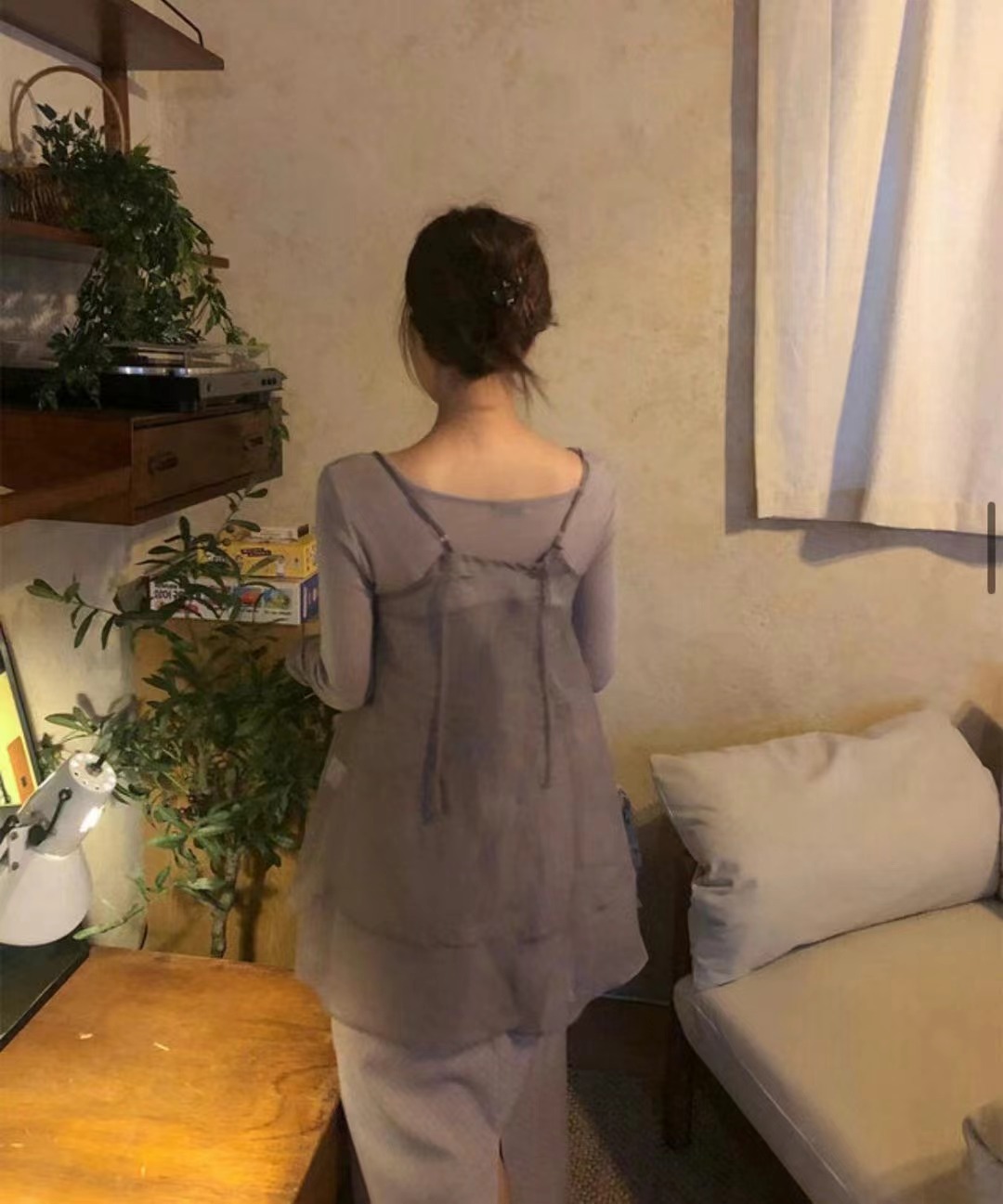 FLAT直郵韓國代購女裝新品24秋冬職業人氣熱賣真品吊帶背心DE MATE吊帶/背心