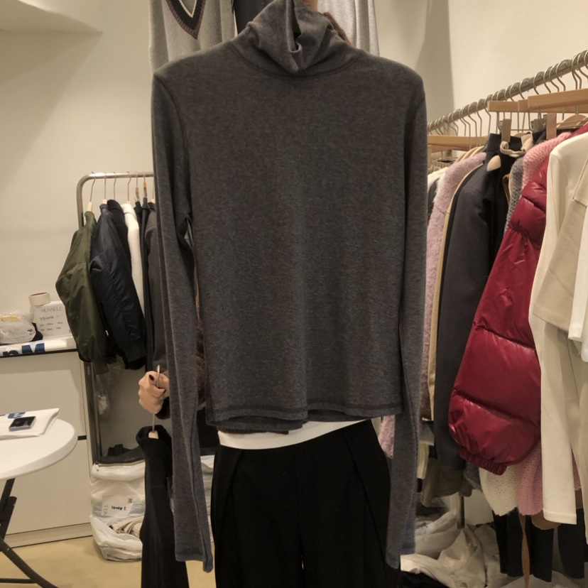 MUNSELL直郵韓國代購女裝新品熱賣真品時尚24秋冬長袖T恤MUNSELL長袖T恤