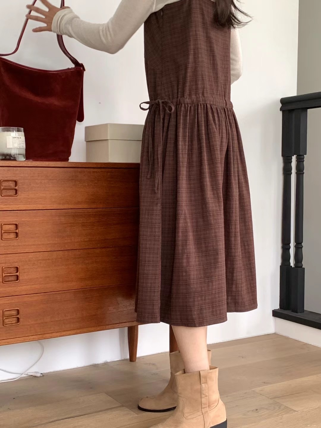 FORME直郵韓國代購女裝新款職業人氣真品24秋冬休閑連衣裙FORME連衣裙