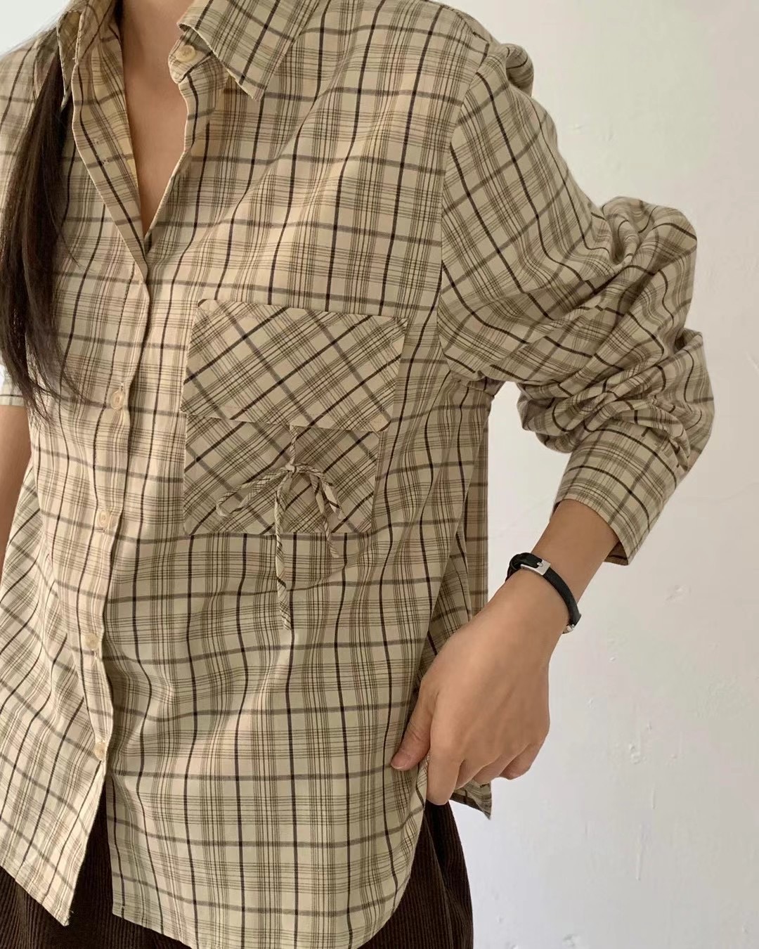 FORME韓國直郵女裝新品人氣熱賣職業休閑24秋冬襯衫蕾絲衫FORME襯衫/蕾絲衫
