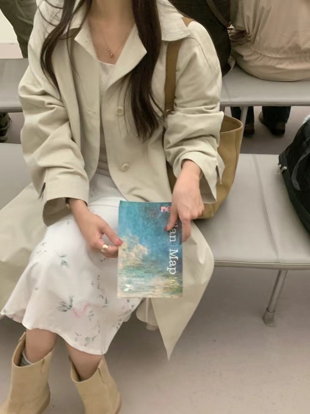 OMELET韓國直郵女裝新品人氣24秋冬熱賣職業推薦長款風衣OHNLE長款風衣