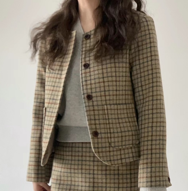 OMELET韓國直郵女裝新款推薦休閑職業真品時尚熱賣人氣夾克OHNLE夾克