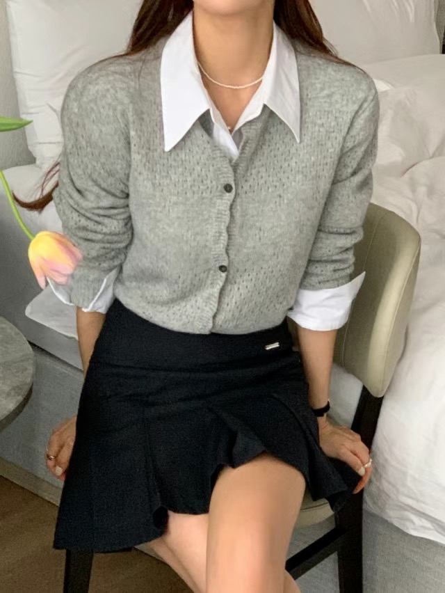 OMELET韓國直郵女裝新品熱賣職業時尚人氣真品24秋冬針織衫OHNLE針織衫圖色3