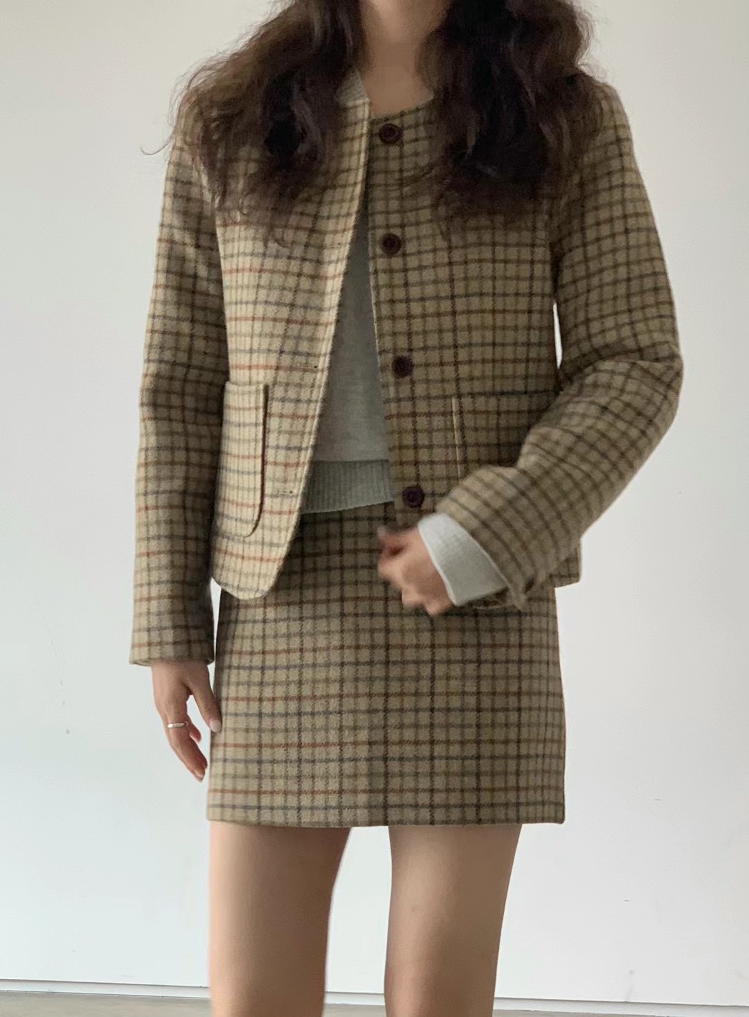 OMELET韓國直郵東大門實拍女裝新品24秋冬推薦職業熱賣套裝OHNLE套裝