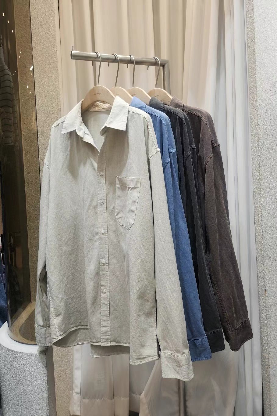 JANEMORIS東大門代購女士新品時尚推薦24秋夏真品襯衫蕾絲衫JANEMORIS襯衫/蕾絲衫
