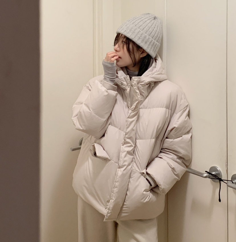 AWESOME-L東大門代購女士新品休閑人氣短款羽絨服填充鴨絨AWESOME-L短款羽絨服