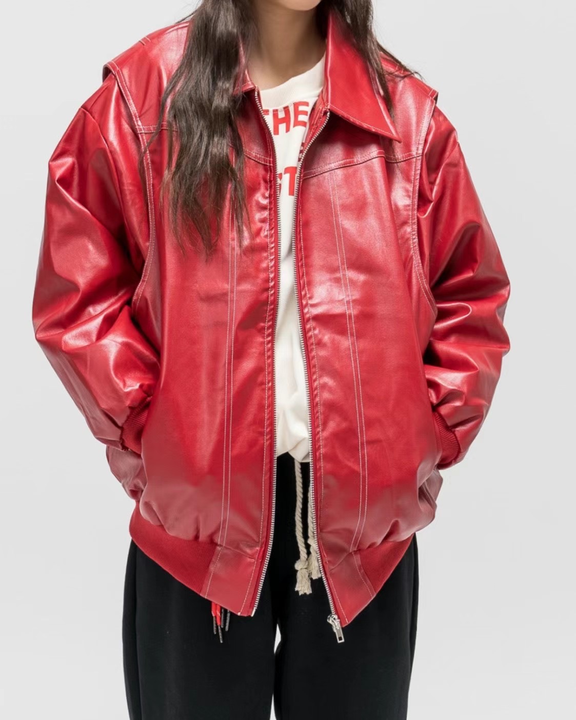 THEHANDS東大門代購女士新品休閑人氣真品熱賣職業時尚皮衣THEHANDS皮衣