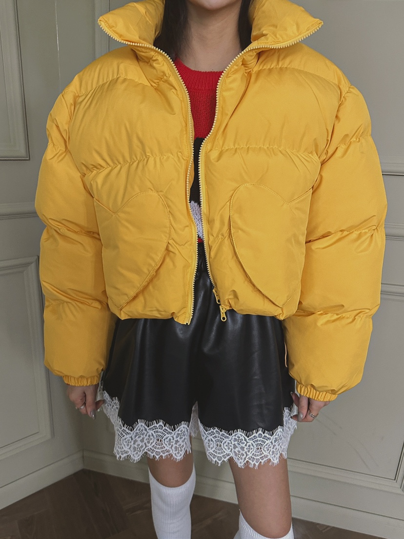 Our Wave/Our Room韓國直郵女士新款職業短款棉服口袋填充Our Wave/Our Room短款棉服