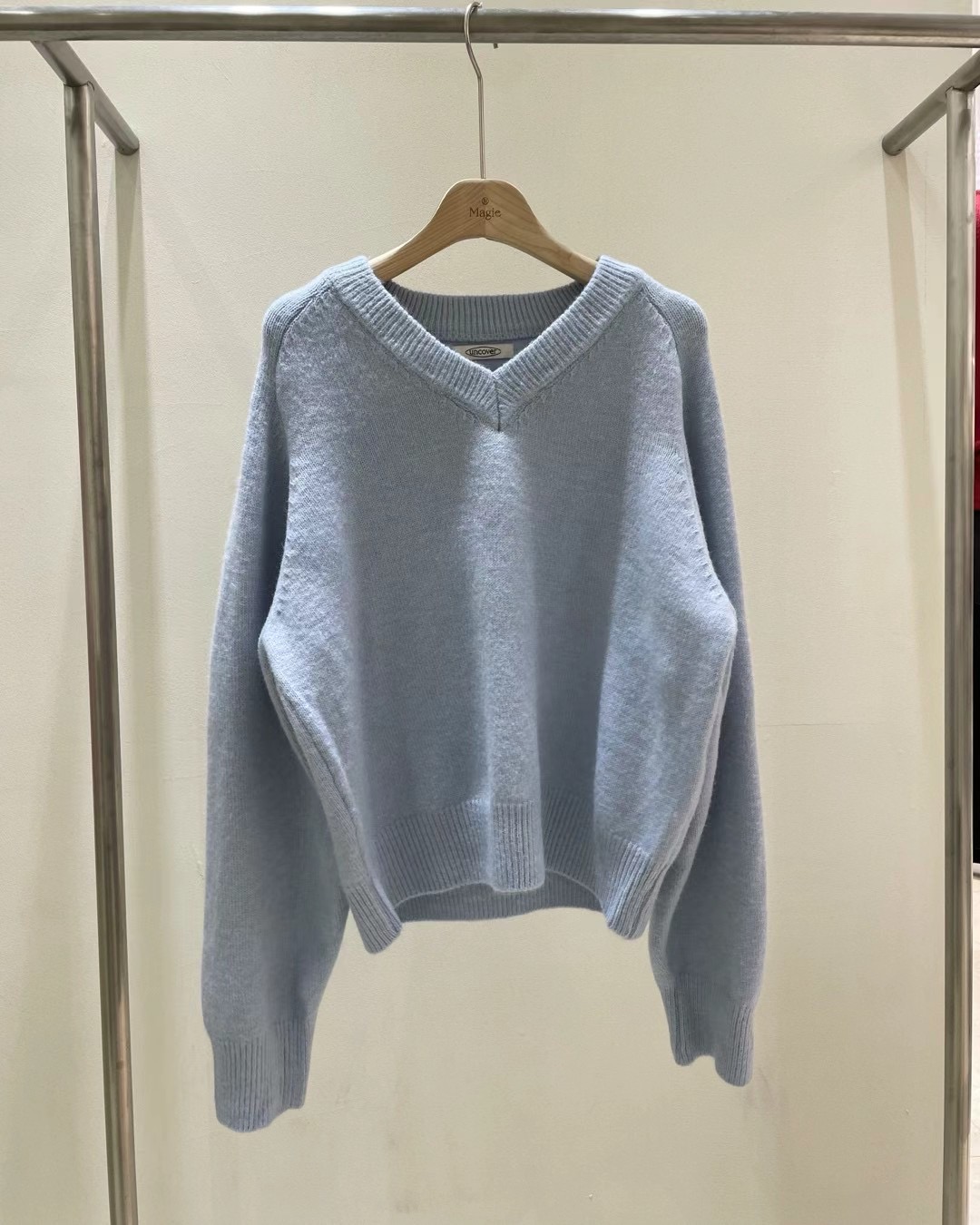 Magie韓國直郵東大門實拍女裝新品休閑推薦真品職業針織衫羊毛Magie針織衫圖色3
