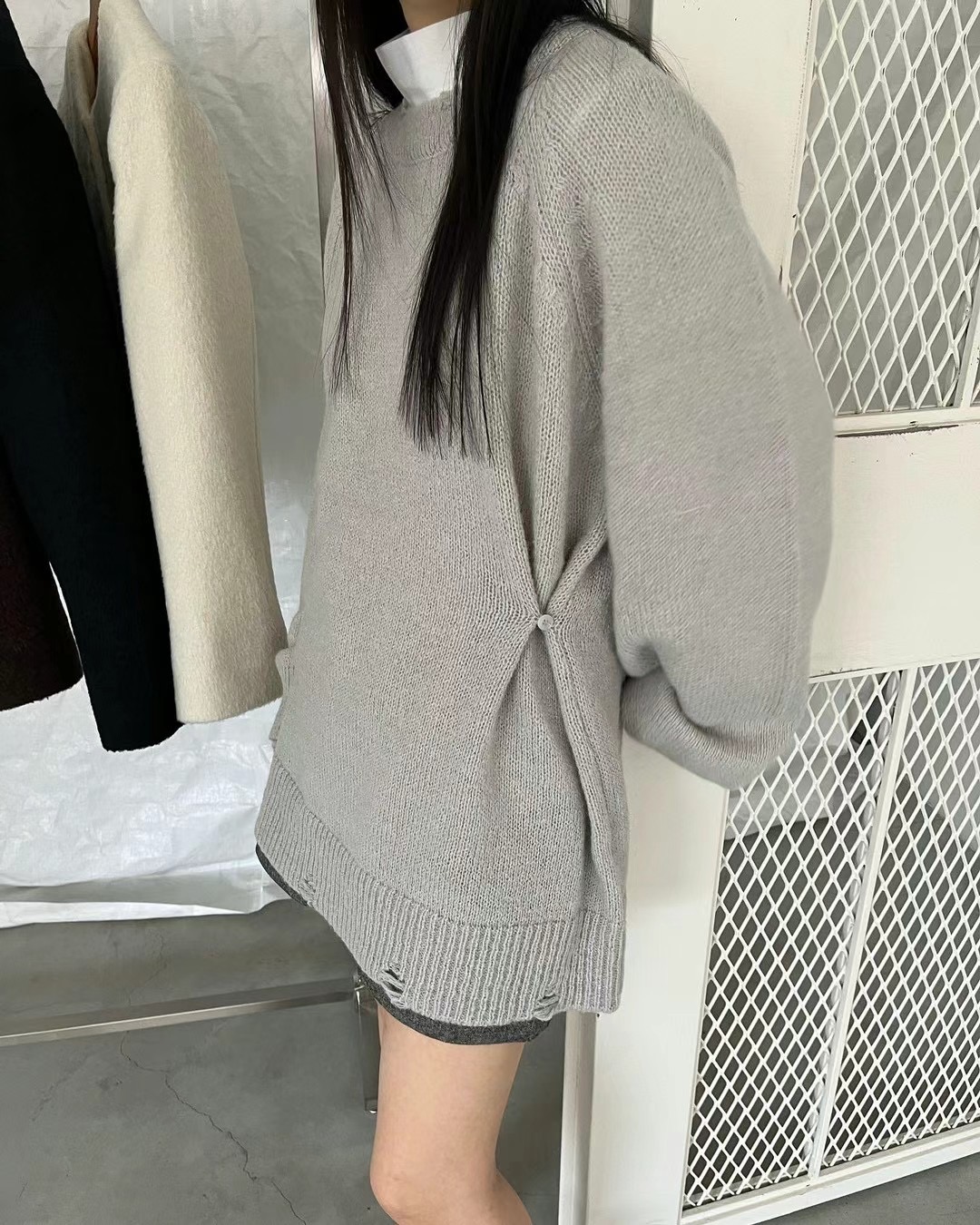 PAZ韓國直郵東大門代購女裝新款推薦人氣時尚真品24秋冬針織衫PAZ針織衫