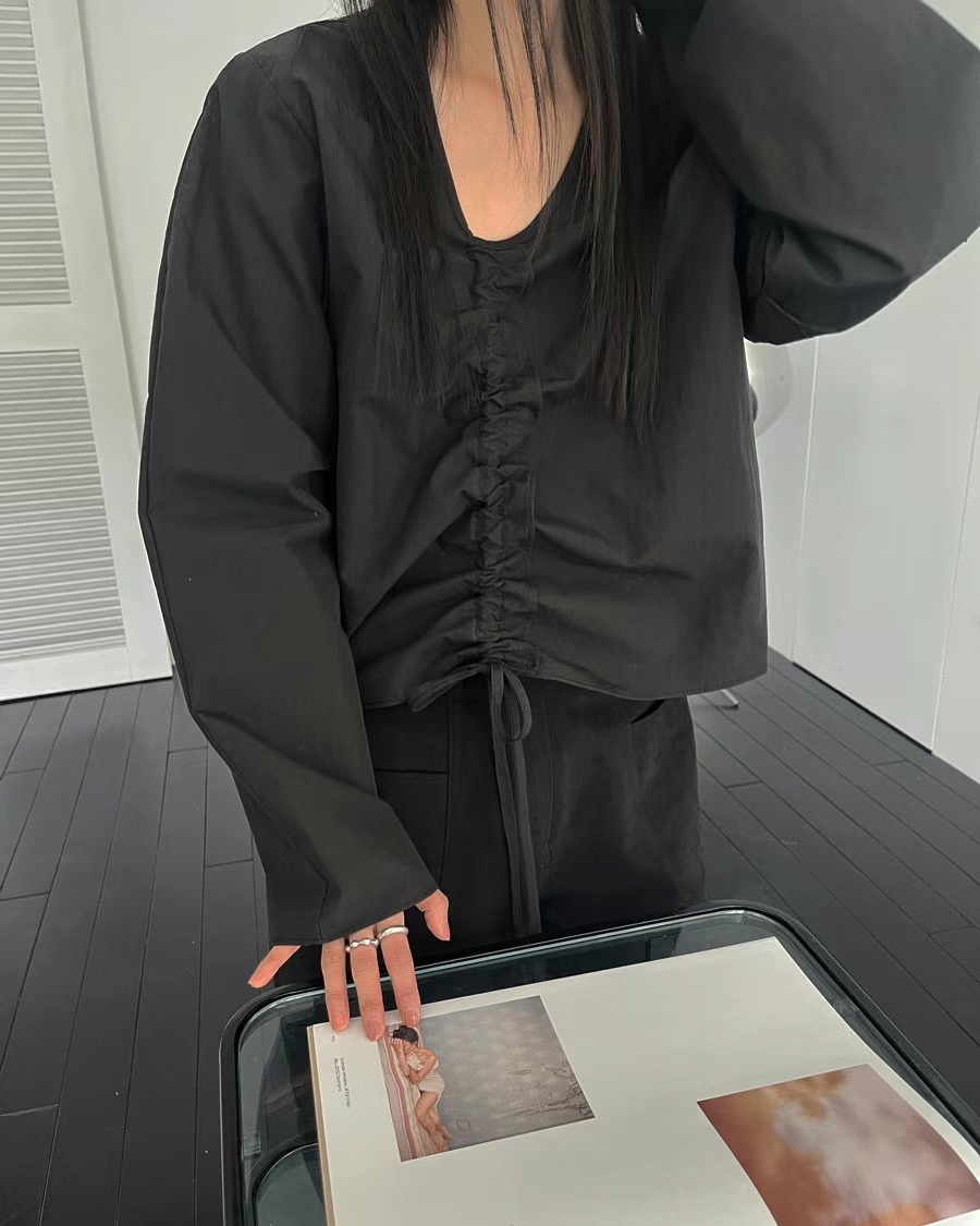PAZ韓國直郵女裝新款職業人氣休閑推薦時尚真品24秋冬襯衫蕾絲衫PAZ襯衫/蕾絲衫