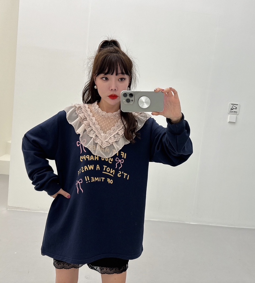 LOVABLE韓國直郵女裝新款推薦職業熱賣24秋冬人氣真品衛衣LOVABLE衛衣
