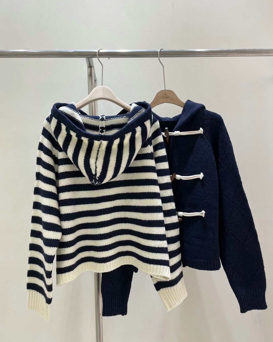 Magie韓國直郵東大門實拍女裝新品24秋冬時尚熱賣夾克兜帽Magie夾克