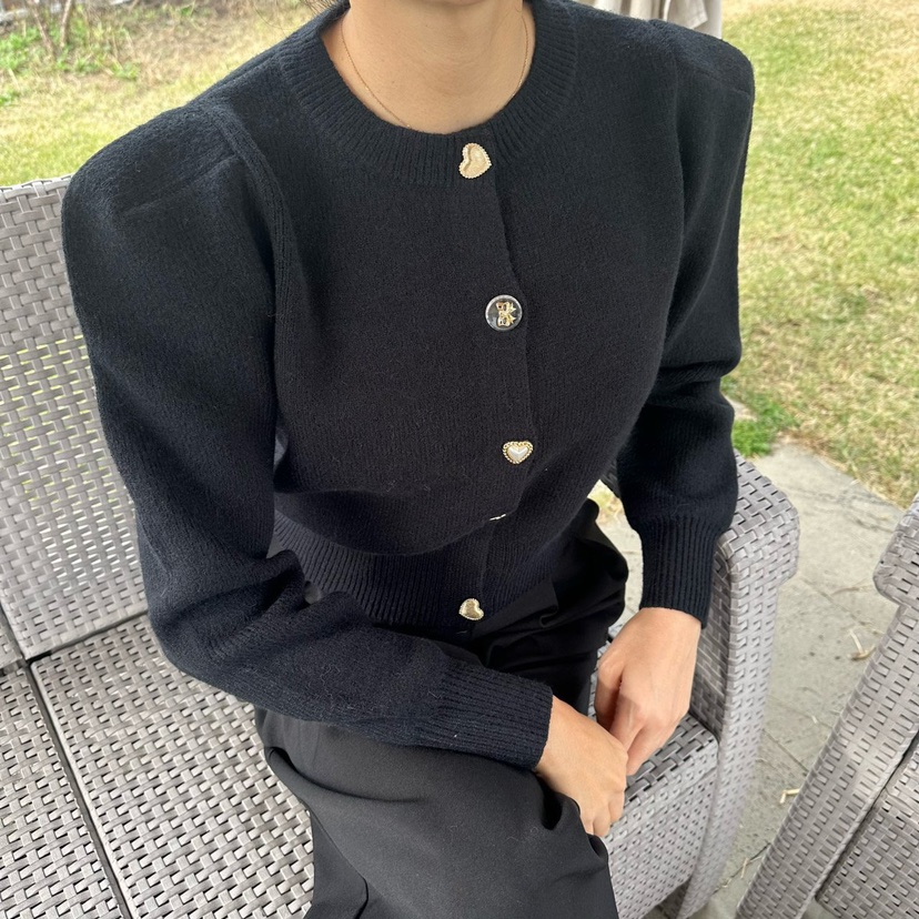 SOUIT韓國直郵東大門實拍女裝新品時尚真品推薦休閑針織衫開衫SOUIT by mabel-L針織衫