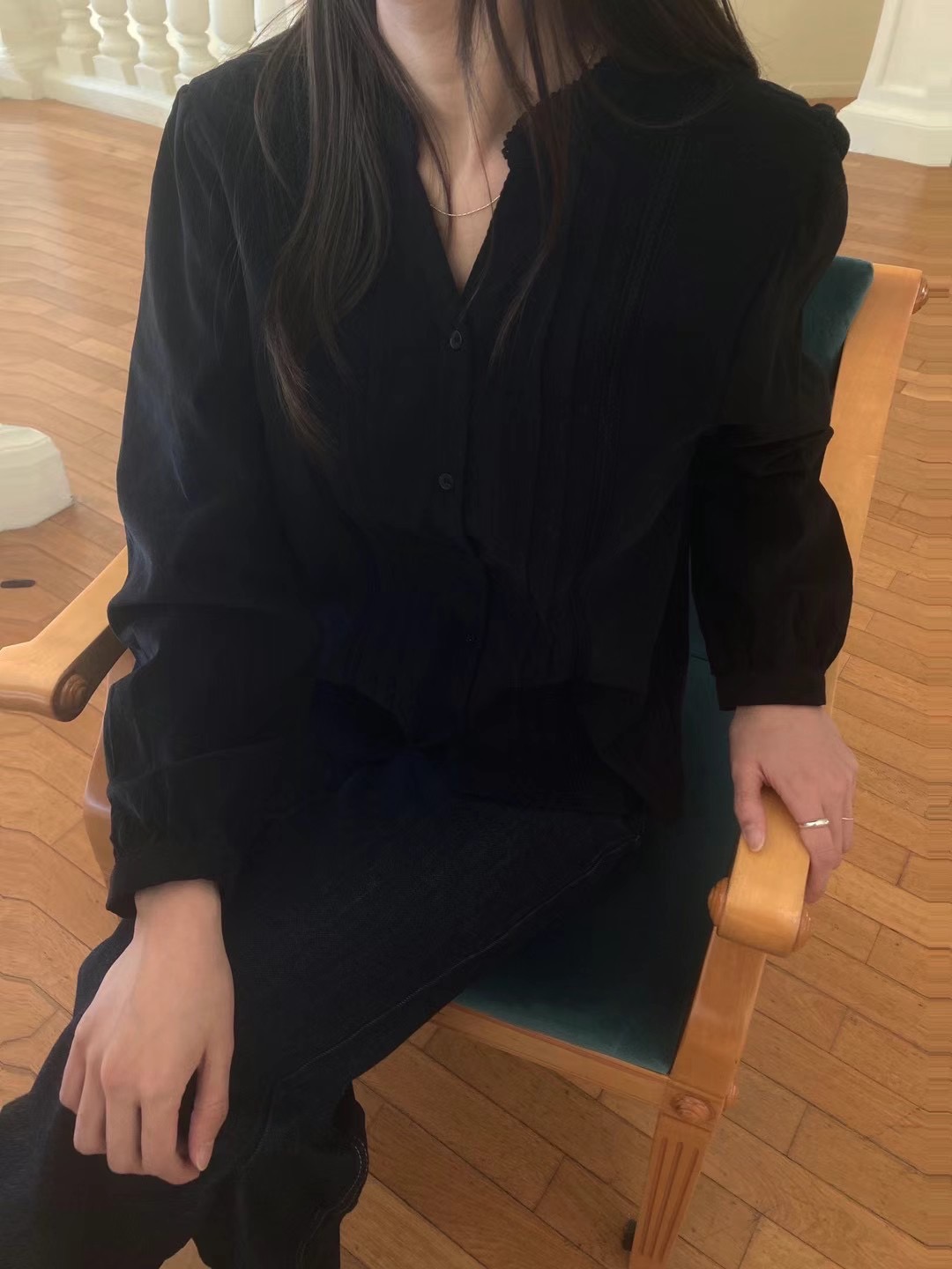 TOUST韓國直郵女裝新款職業人氣熱賣時尚真品24秋冬襯衫蕾絲衫TOUST襯衫/蕾絲衫圖色2