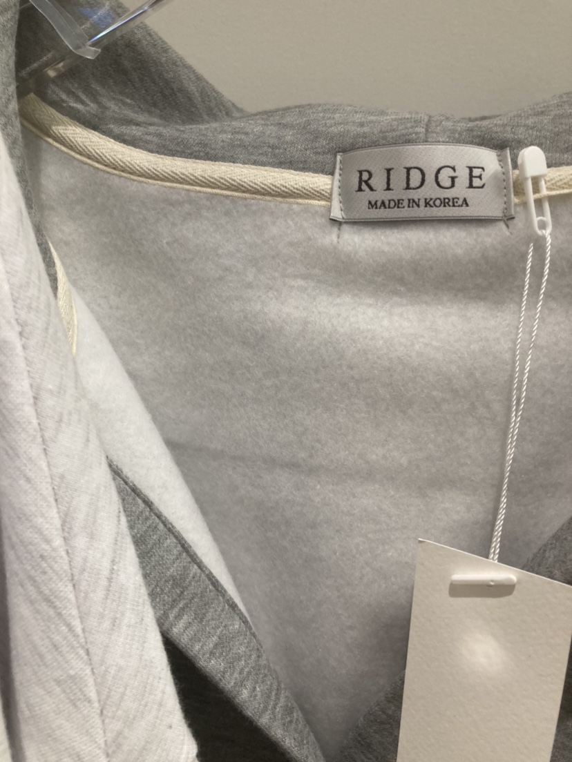 RIDGE-P韓國直郵東大門實拍女裝新款熱賣推薦24秋冬衛衣拉絲RIDGE-P衛衣