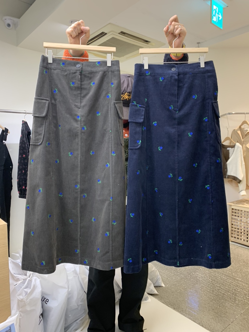 HOME GROUND韓國直郵東大門代購女裝新品真品人氣長裙刺繡HOME GROUND長裙