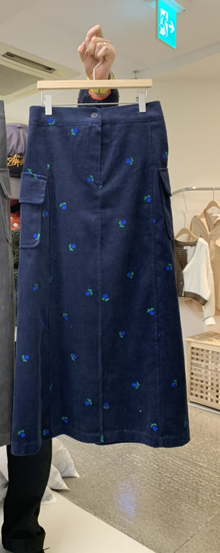 HOME GROUND韓國直郵東大門代購女裝新品真品人氣長裙刺繡HOME GROUND長裙圖色2