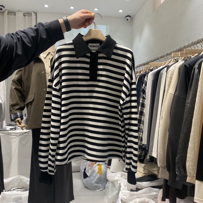 VENICE韓國直郵東大門代購女裝新品人氣職業真品熱賣長袖T恤VENICE長袖T恤
