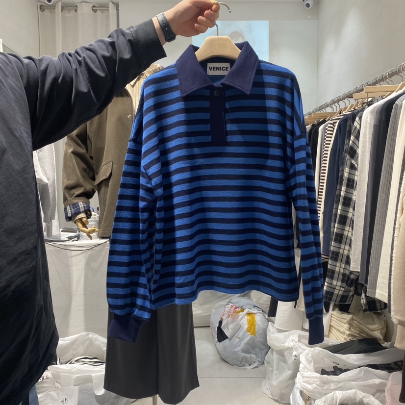 VENICE韓國直郵東大門代購女裝新品人氣職業真品熱賣長袖T恤VENICE長袖T恤圖色2
