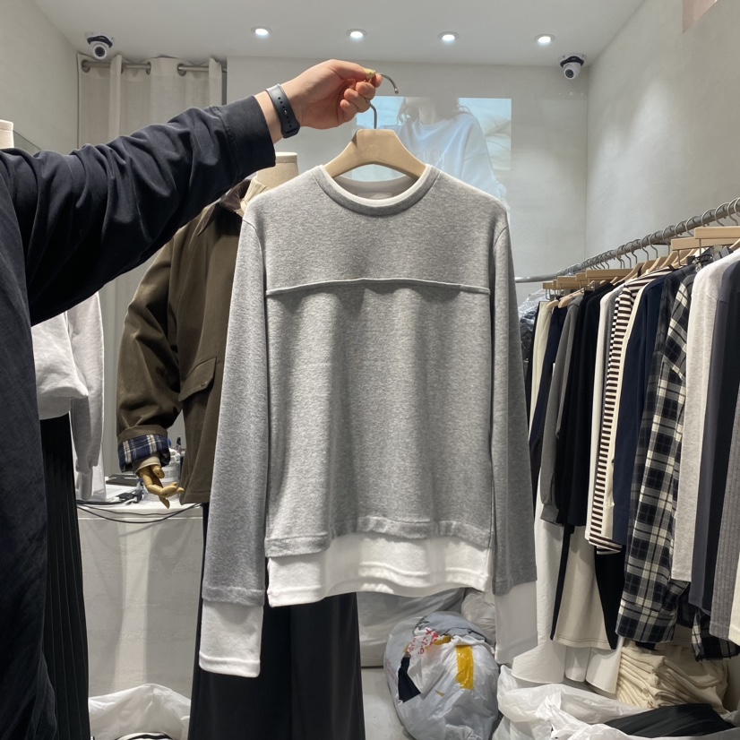 VENICE直郵韓國代購女裝新款人氣24秋冬職業真品推薦長袖T恤VENICE長袖T恤