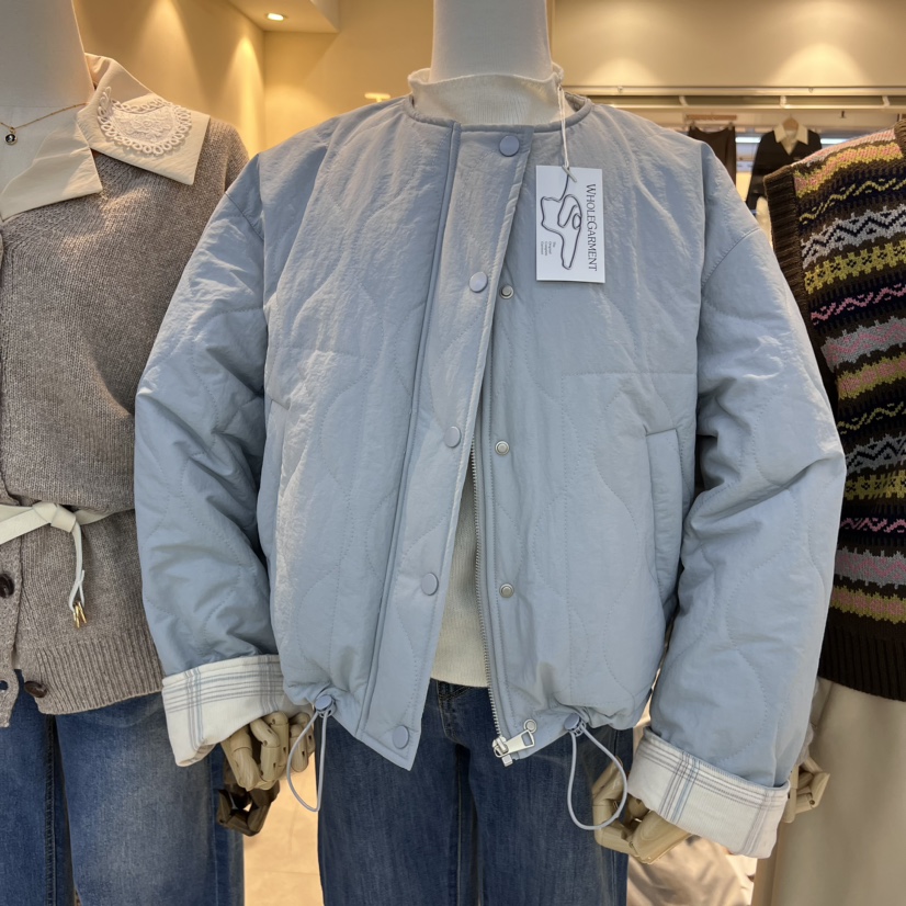 JuA韓國直郵女裝新品真品休閑職業推薦熱賣時尚24秋冬夾克格紋JUA夾克圖色1