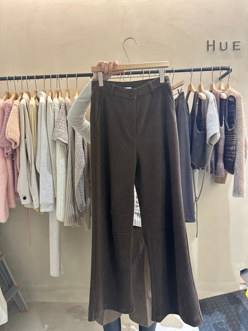 HUE韓國直郵東大門實拍女裝新款推薦時尚真品休閑24秋冬休閑褲ERIA/HUE休閑褲圖色2