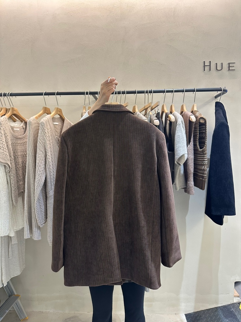 HUE韓國直郵東大門實拍女裝新品熱賣推薦職業24秋冬休閑夾克ERIA/HUE夾克
