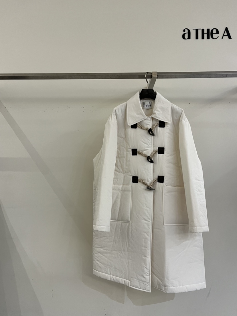 aTHeA韓國直郵東大門實拍女裝新品熱賣24秋冬推薦長款棉服ATHEA長款棉服圖色3