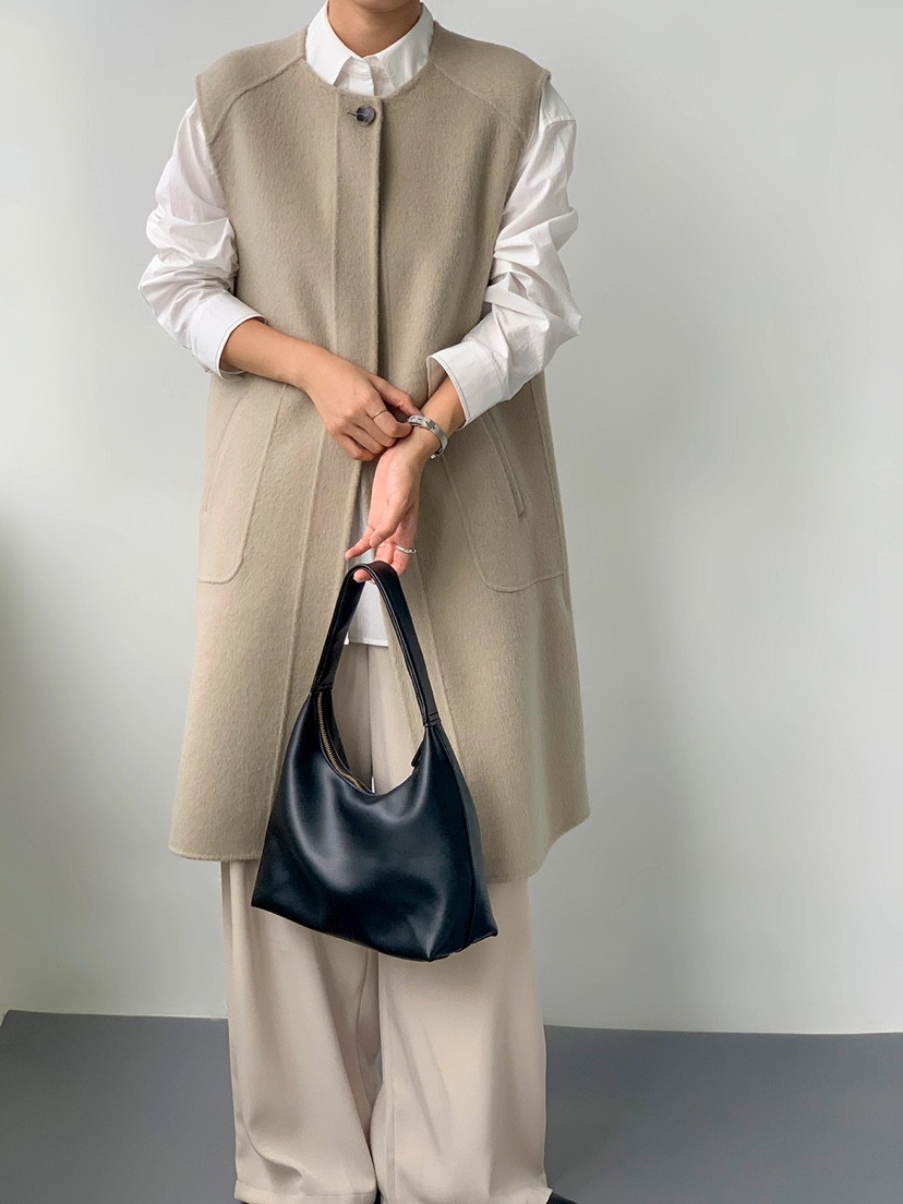 BANI BLUBH韓國直郵東大門代購女裝新品人氣休閑中長款大衣BANI BLUSH中長款大衣圖色2