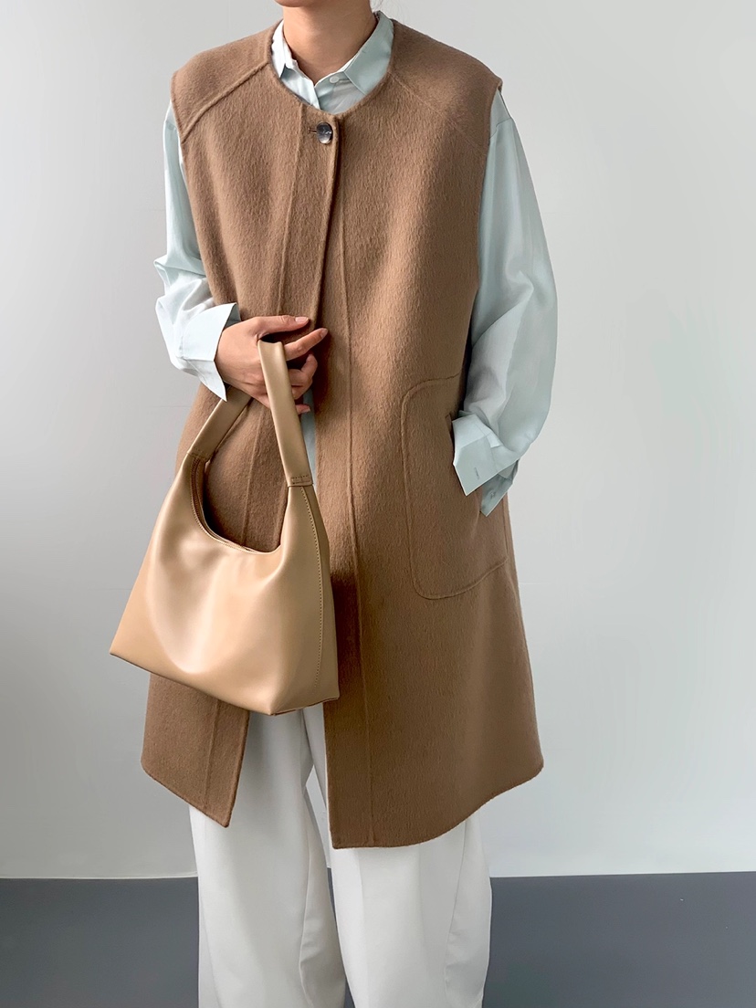 BANI BLUBH韓國直郵東大門代購女裝新品人氣休閑中長款大衣BANI BLUSH中長款大衣圖色5