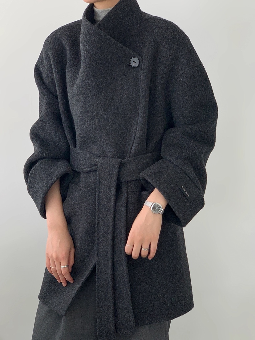 BANI BLUBH韓國直郵女裝新品人氣熱賣推薦真品時尚中長款大衣BANI BLUSH中長款大衣