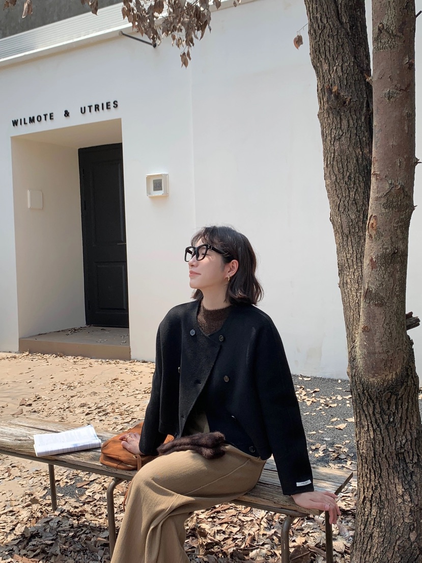 BANI BLUBH直郵韓國代購女裝新款人氣真品時尚24秋冬夾克BANI BLUSH夾克
